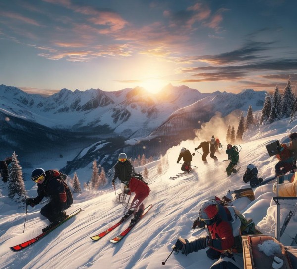 skiing溪记，新闻中心的使命与担当，skiing溪记，新闻传播的时光